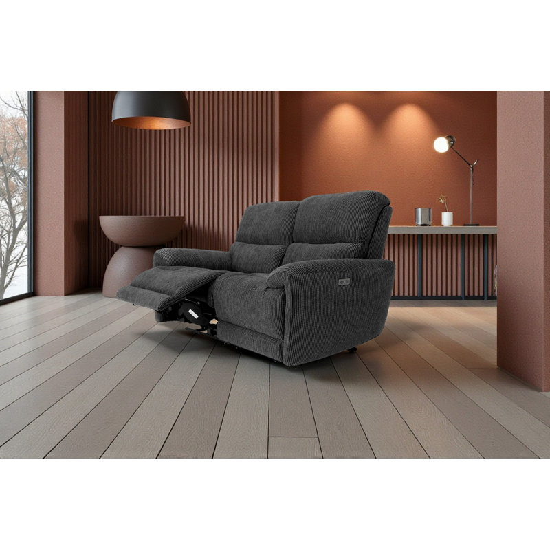 Cairo 2 Seater Woven Modular Power Recliner Sofa