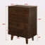 Commode en bois massif avec tiroirs peints à la bombe aérosol, armoires de table Buffet, casiers de table pour console Buffet, poignée ronde rétro, applicable à la salle à manger, au salon, au couloir de cuisine Auburn