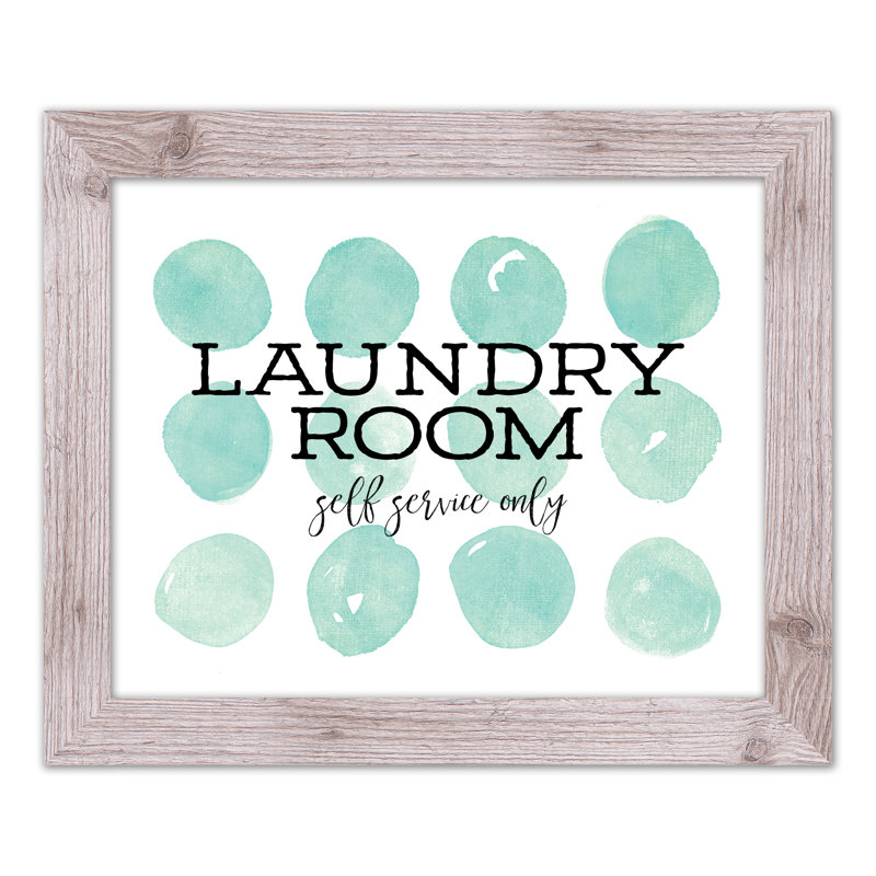 " Laundry Room ", 16" H x 20" W x 0.75" D