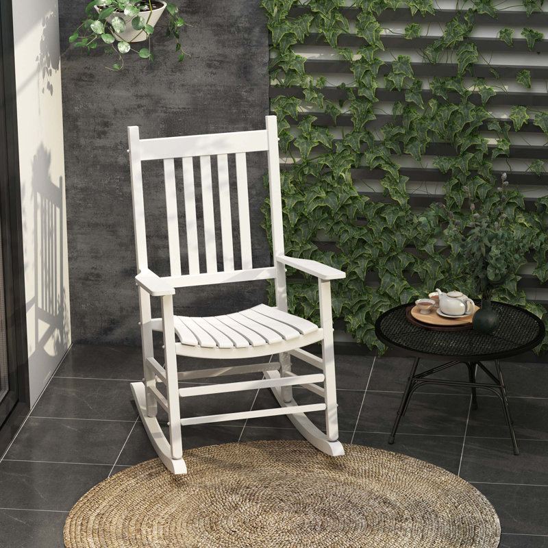 Alinn Rocking Chair, White