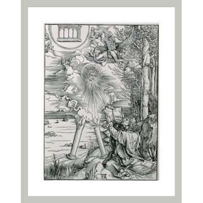 St. John Devouring the Book from the 'Apocalypse' or 'The Revelations of St. John the Divine' by Albrecht Dürer -Framed Giclee Print