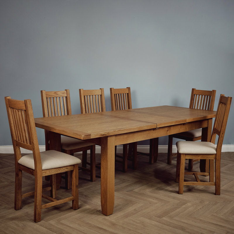 Oak Dining Table, 78cm H x 180cm L x 90cm W