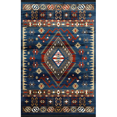 Ivoryana Performance Washable Moroccan Indoor / Outdoor Rug