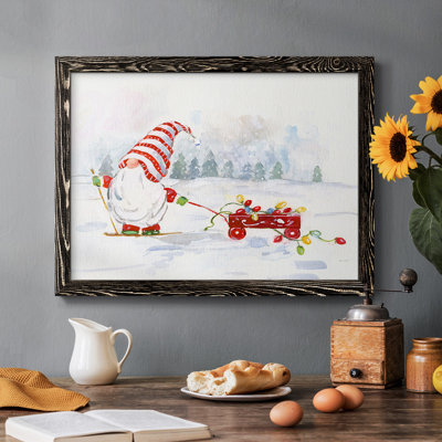 Winter Gnome II, reproduction d'art sur toile