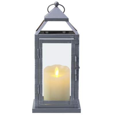 Ensemble de 3 lanternes Elements, gris