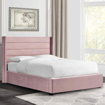 Upholstered Velvet Bed