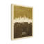 « seattle washington horizon brown », impression sur toile tendue-2124745925