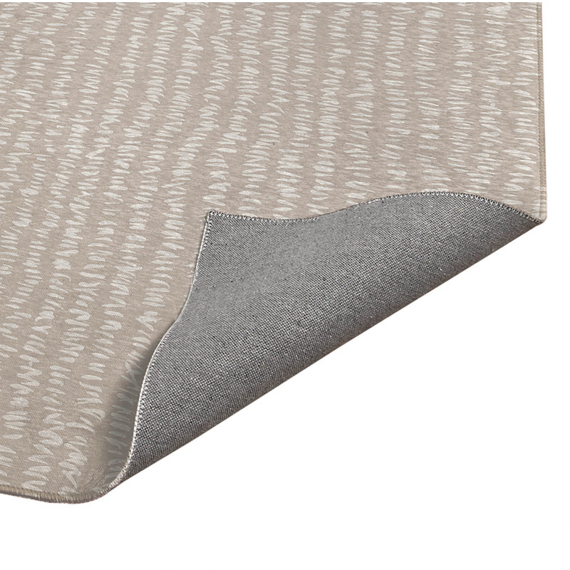 Tapis de bureau léger Crop Row, L 5 pi x L 3 pi, Taupe