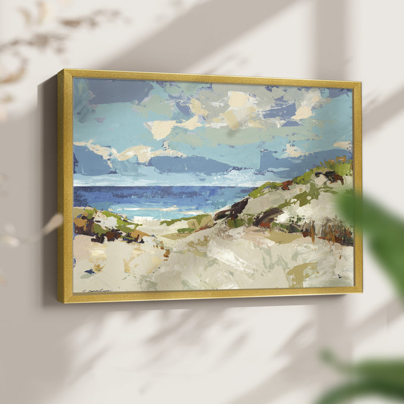 Dunes I -Framed Print - Restickable, 22" H x 28" W