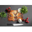 Chihuahua Fall Glass Cutting Board Large