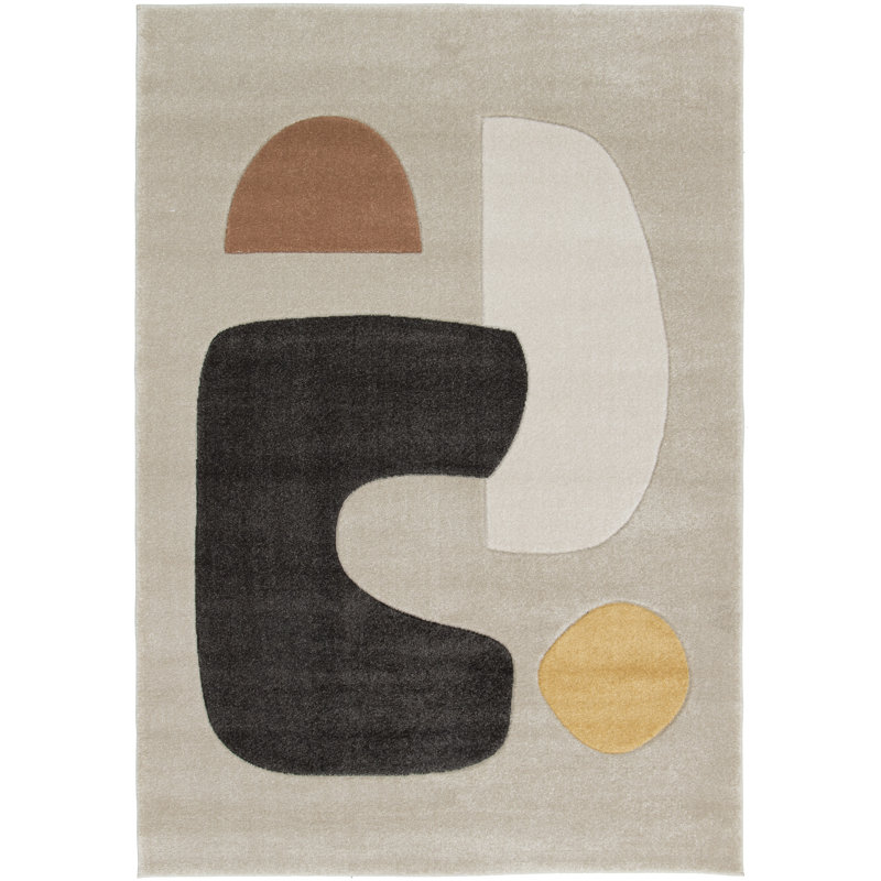 Rectangle Geometric Shapes Area Rug, Rectangle 200 cm x 290 cm
