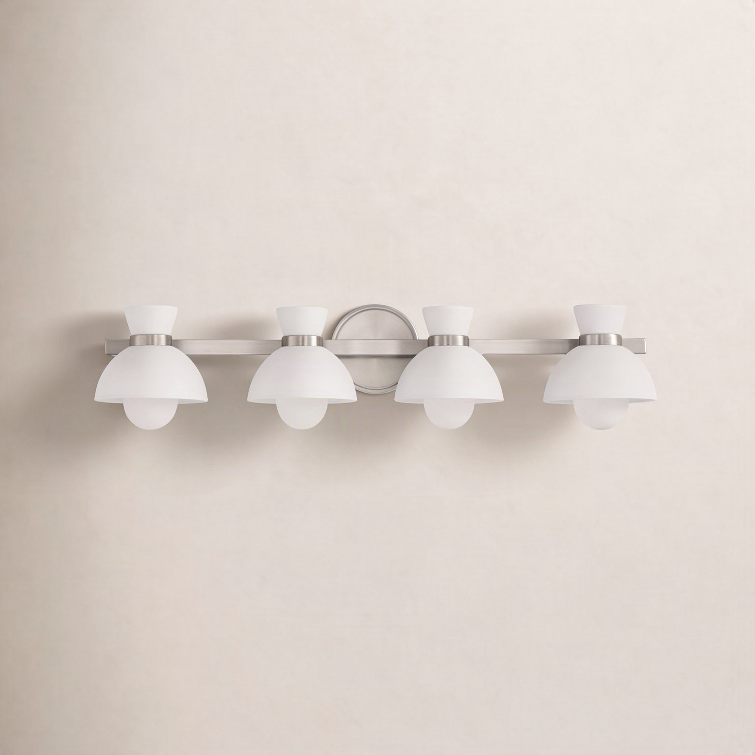 Zurie 4-Light Vanity Light, Brushed Nickel
