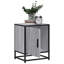 40cm W Metal Bedside Table-378864212