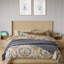 Tête de lit de style ferme, 78,7 po de large, avec panneaux à oreilles cannelés, fixation murale, chêne, format King.-205057433-205057434