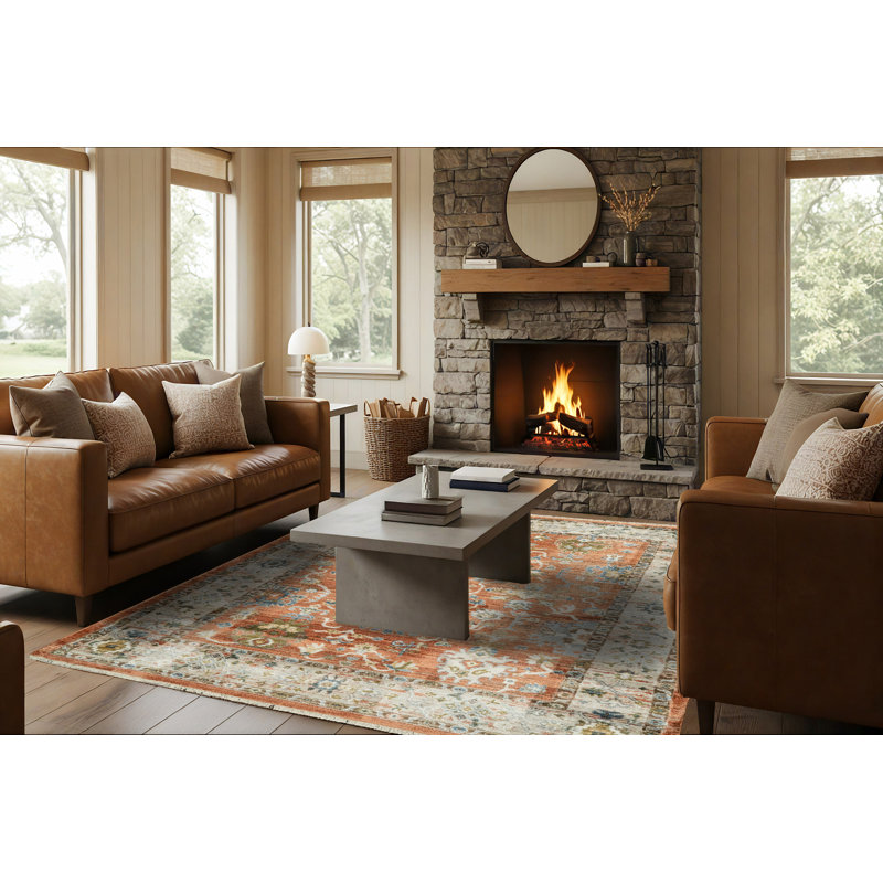 Cozzie Oriental Indoor Rug, Rectangle 2' x 3'11"