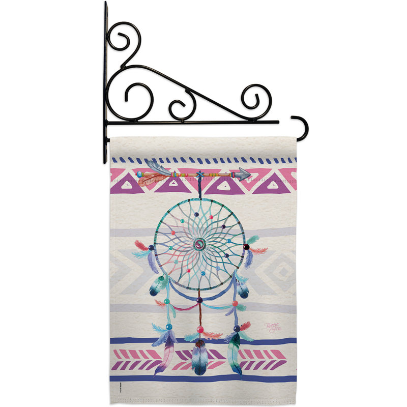 Dreamcatcher polyester 2 faces 18,5 x 13 po Ensemble de drapeaux