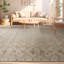 Hand-Knotted High-Quality Beige Area Rug