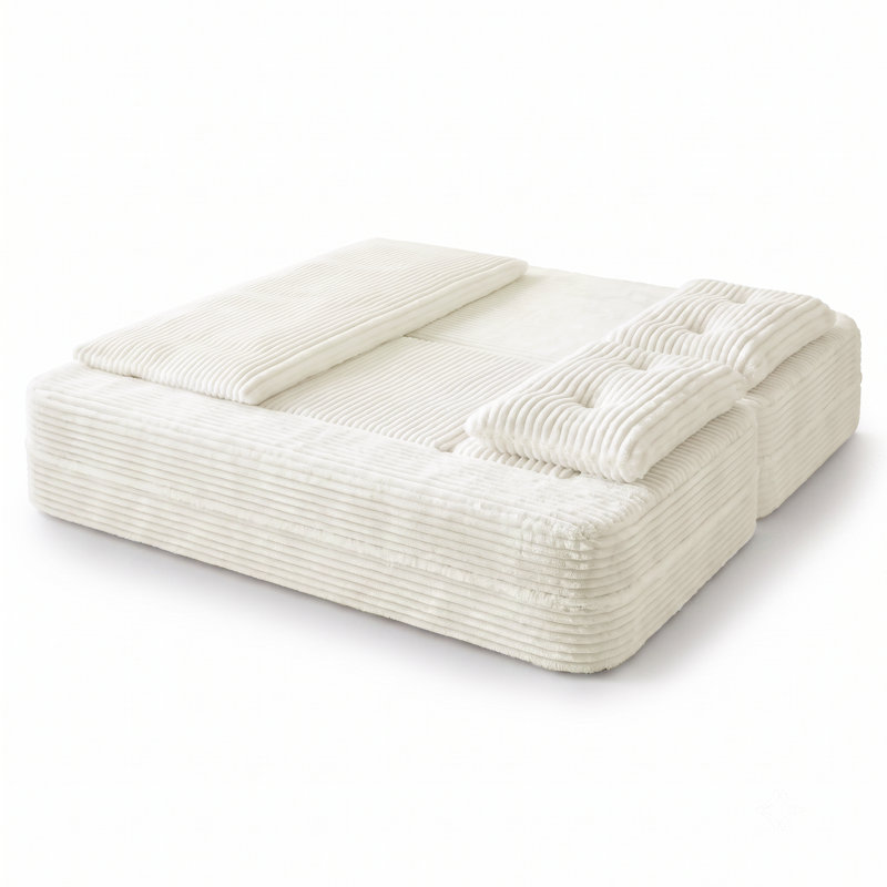 Canapé-lit Bonress, Beige