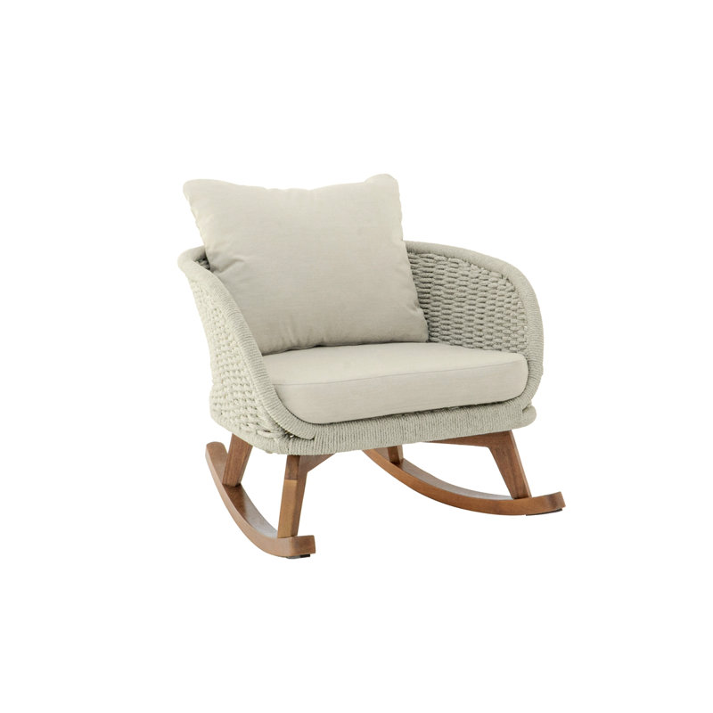 Fauteuil inclinable en chenille 1pc, Beige
