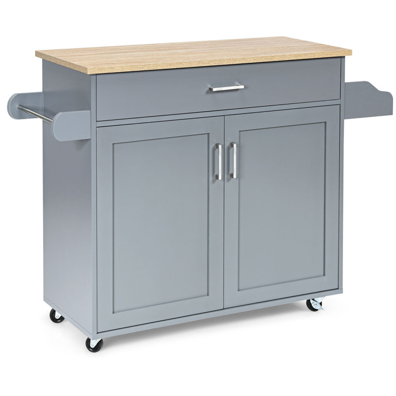 Shongopovi Wood Kitchen Cart