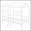 Durable Metal House Bed Frame with Slatted Support, No Box Spring Needed, for Stable and Comfortable Sleep-864388350