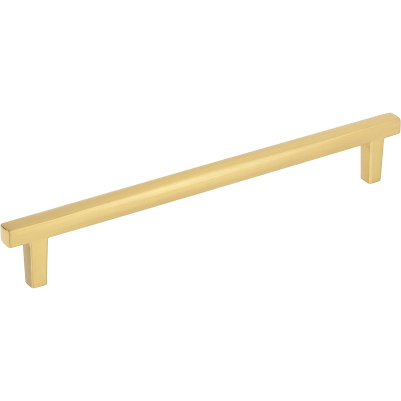 Whitlock Bar Pull, Brushed Gold, 3 3/4"