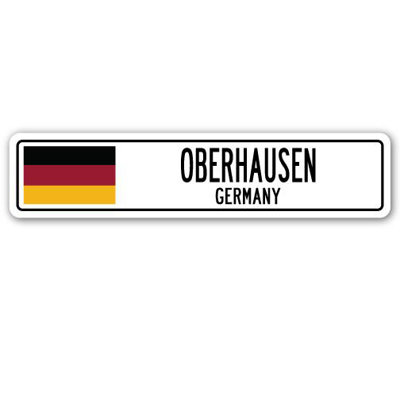 Panneau de signalisation en aluminium Oberhaus, Allemagne