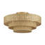 Très grande semi-encastrée 5 lumières Weavington