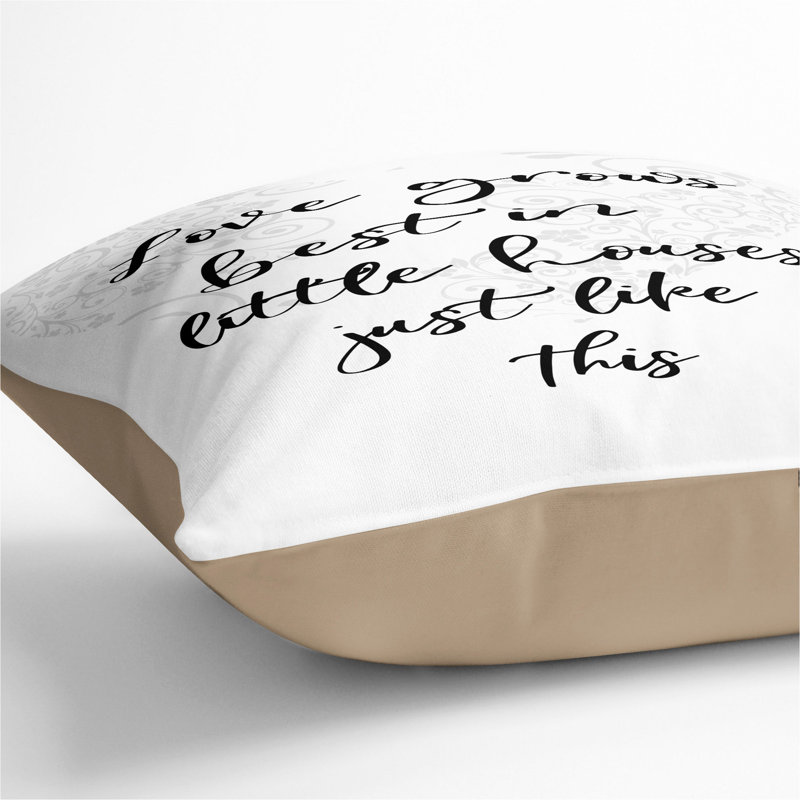 Square Cushion, 55cm H x 55cm W x 20cm D, Stone
