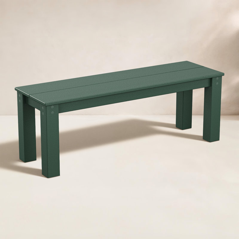 Banc d'extérieur Parsons Trex, H 17 po x l 48 po, Vert