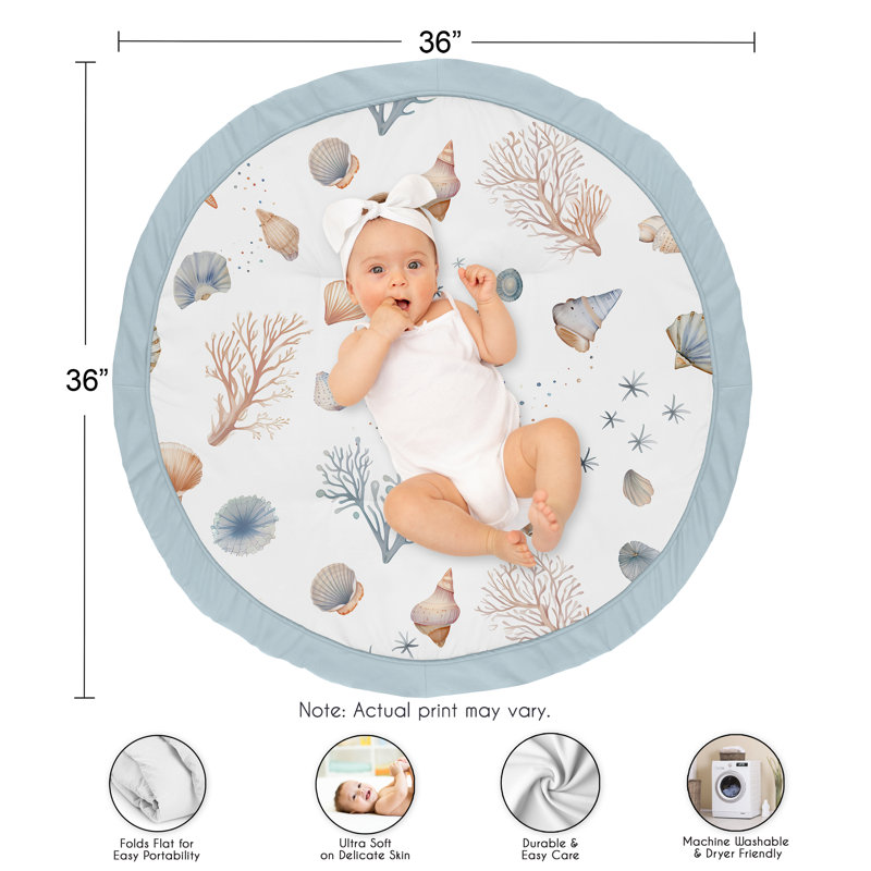 Ocean Seashells Baby Play Mat