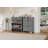 High-Gloss Freestanding Shoe Cabinet with 2 Flip & 1 Top Drawer, Hidden Wood Entryway Shoe Storage with Adjustable Shelves-Gray-1090041949