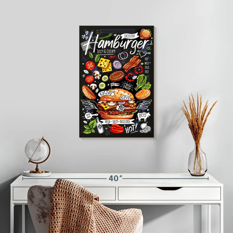 Yarlin spécial hamburger, H 24 po x l 16 po