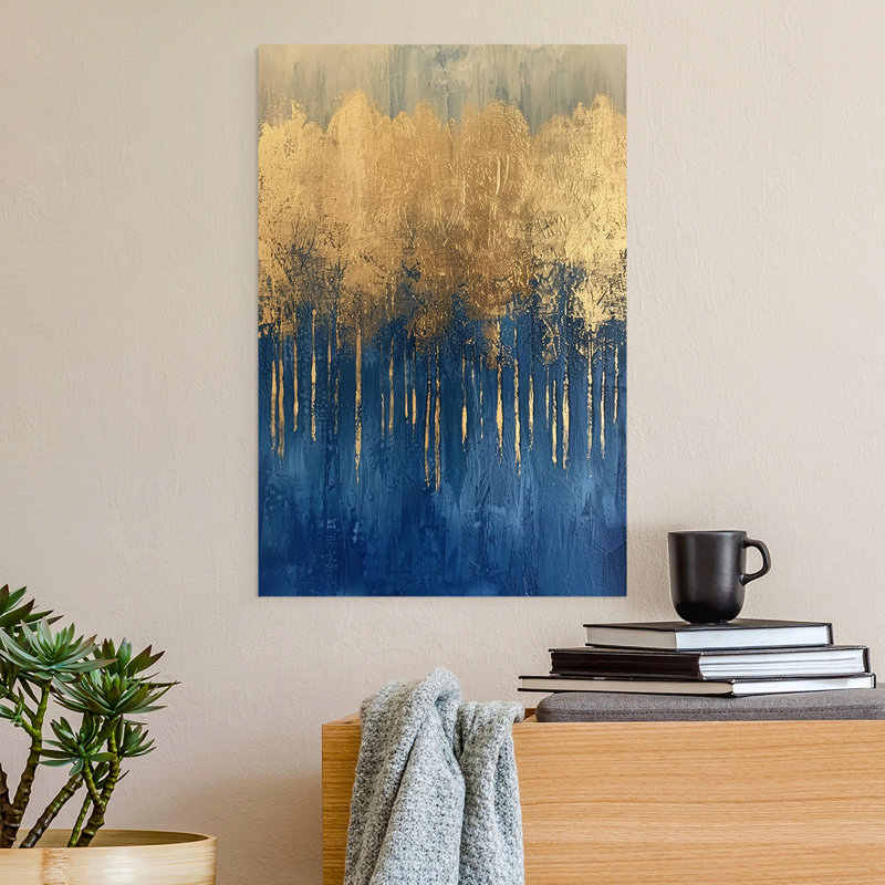 ABSTRACT Series III - Impression sur toile seulement - NON-CADRE, H 27 po x l 18 po