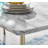 Corova Marble Effect Rectangle Dining Table - Modern Home