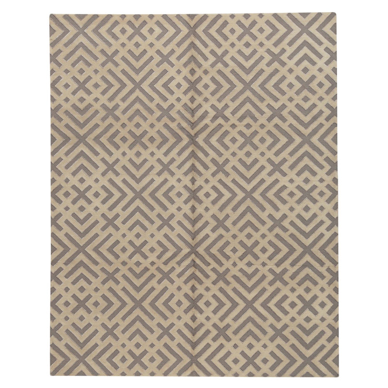 Tapis rectangulaire noué à la main