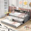 Lit plateforme simple avec rangement Gadi-153800467