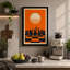 Sun and Chessmen Retro - Wrapped Canvas-1206275394-1206275421