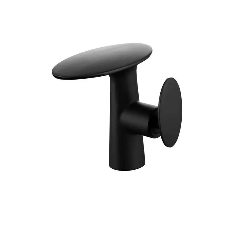Robinet de salle de bain à un trou, Noir