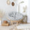 Coussin Papasan d'intérieur à texture douce