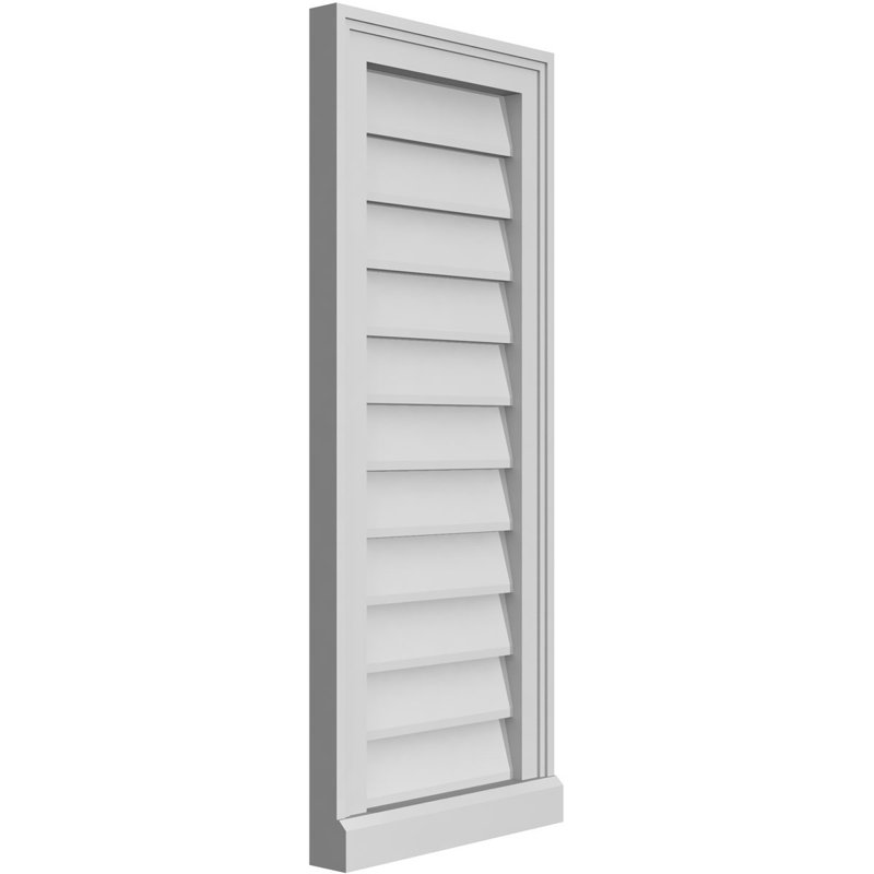 Cadre de seuil Brickmould, brun clair apprêté, H 34 po x l 14 po x P 2 po