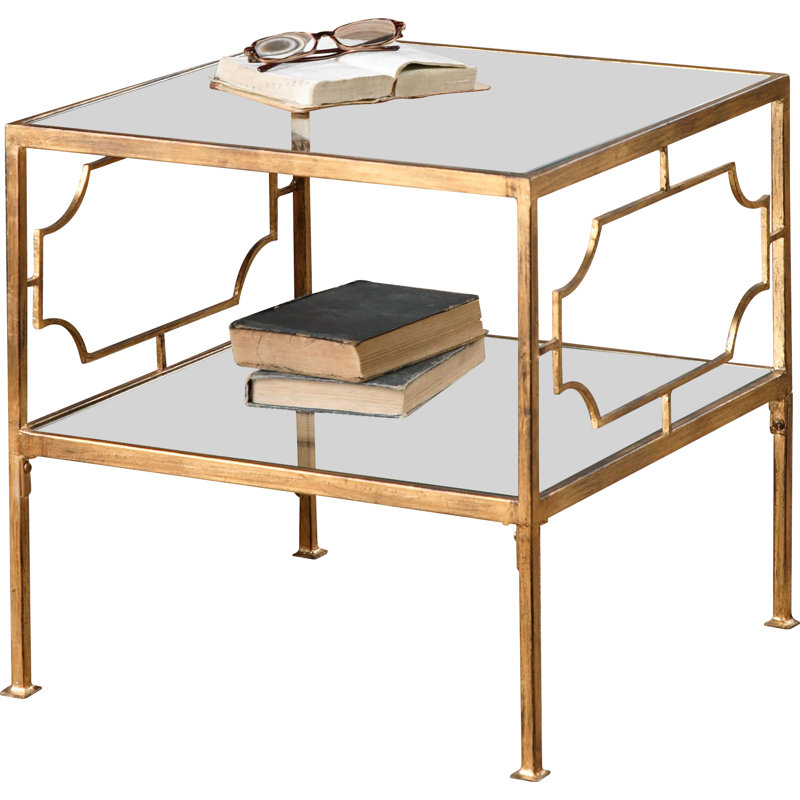 Genell Glass End Table