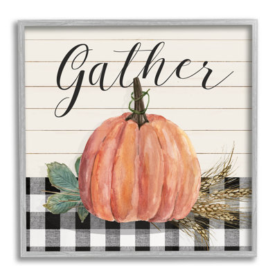 «Gather Seasonal Botanical Pumpkin», art numérique par Livi Finn