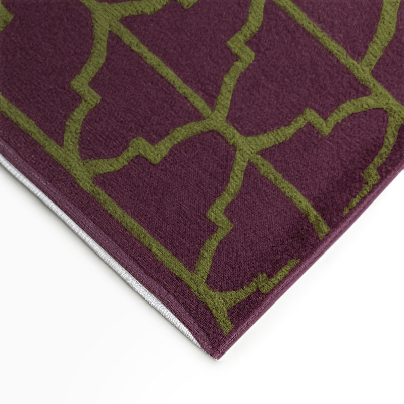 Tapis brun intérieur et extérieur Trellis, Rectangle 9 pi x 12 pi