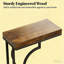 Table compacte de couloir, table de chevet, table de bout