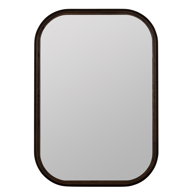 Rectangle Solid Wood Wall Mirror