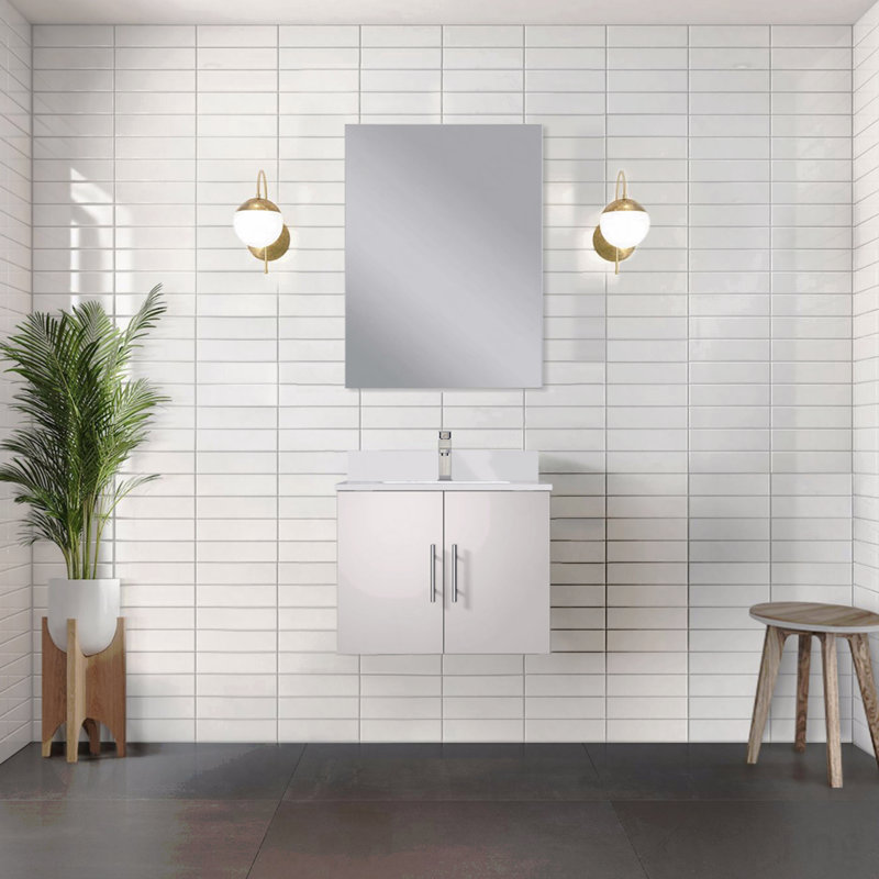 Meuble-lavabo pour salle de bain, plateau en marbre de culture