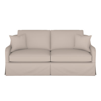 Fisher Waterfall Skirt Bench Seat Mid Sofa