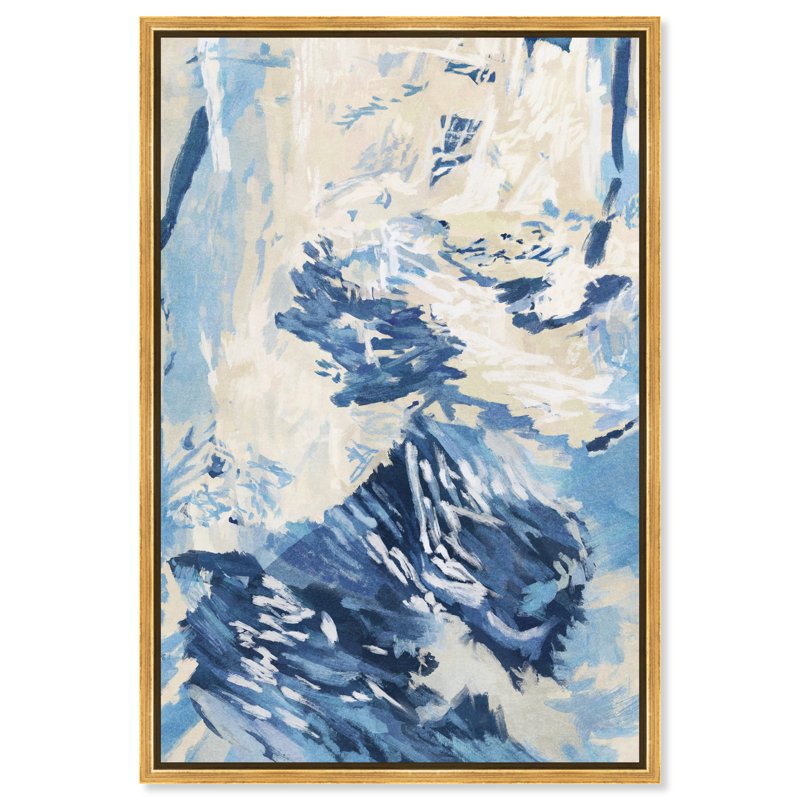 Coastal Feel I Print by Oliver Gal, 17"H x 25"W, Gold Floater Frame