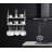 2-Tier 29.5"W Cast Iron Pot Rack with Moveable Hooks